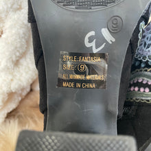 Sacred Moon Seconds: Celestial Paisley Shoes (Hand painted)