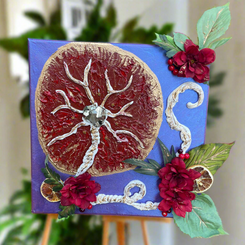 The Magical Placenta of Life & Love - Original Acrylic Art