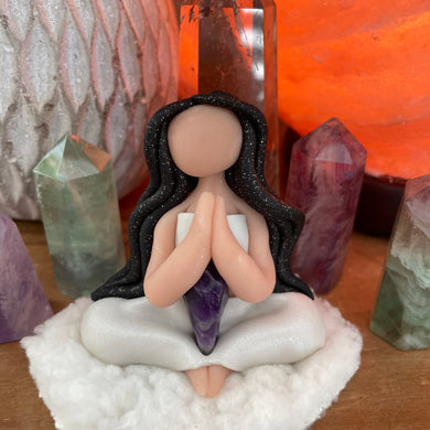 The mini Goddess of Emotional Balance: I allow each breath to fill me with peace, balance, and healing energy.