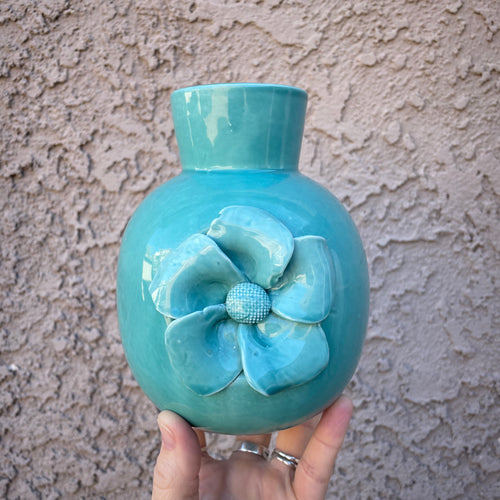 Sacred Moon Seconds: Flower Goddess Ceramic Vase