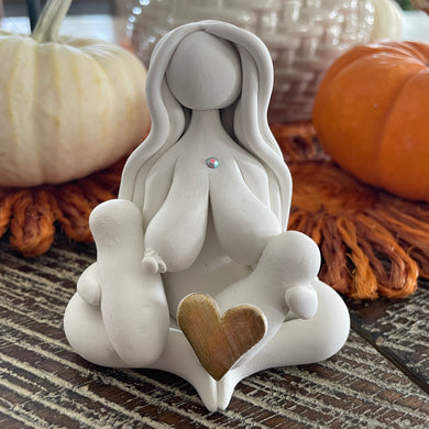 The Divine Nurturer: Breastfeeding Mama Goddess with Twins~