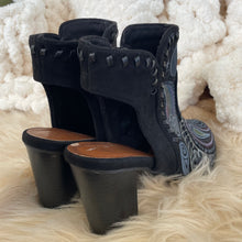 Sacred Moon Seconds: Celestial Paisley Shoes (Hand painted)