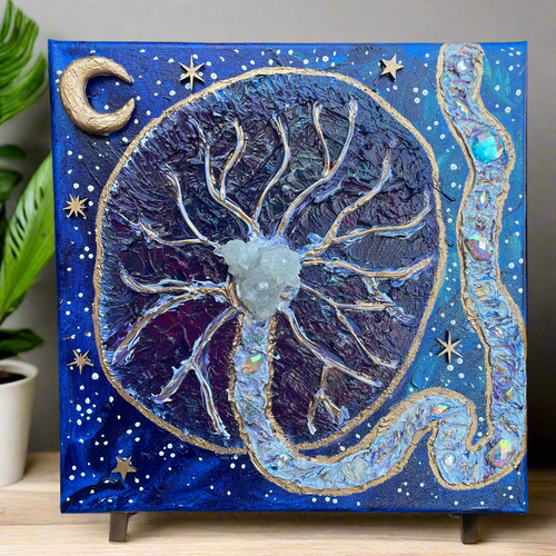 The Magical Placenta of Life & Love - Original Acrylic Art