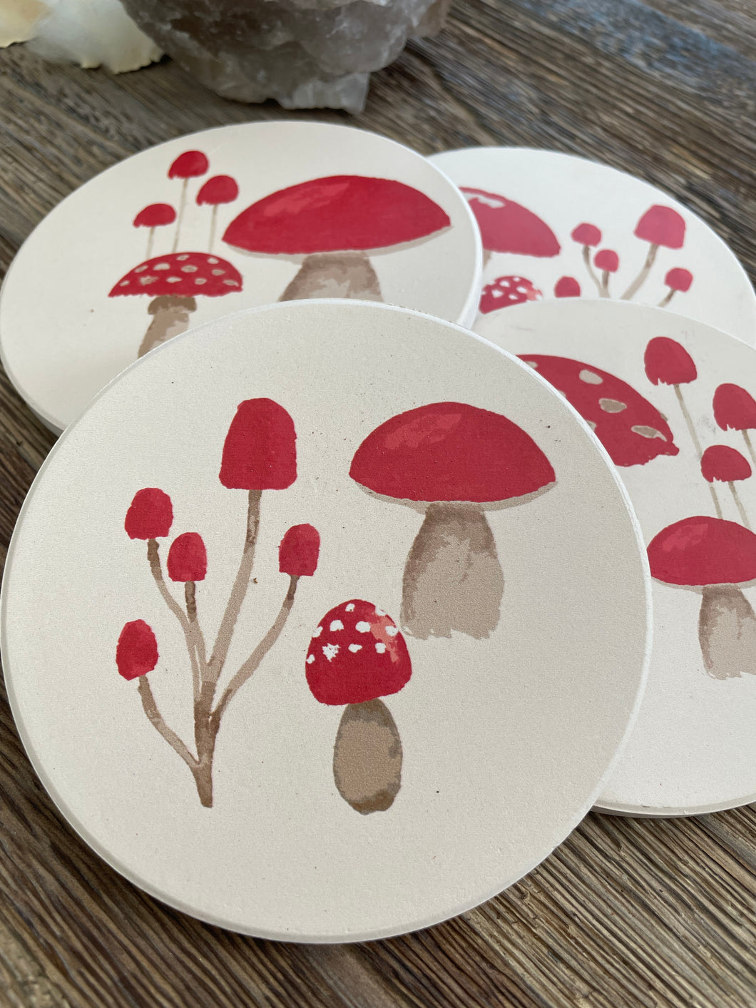 Mushrooms Coaster Set