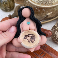 The Bear Spirit Goddess: I walk with courage, knowing the protective spirit of the bear watches over me~