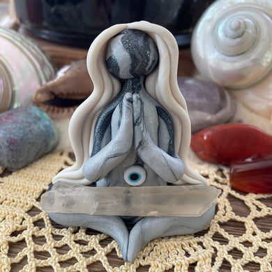 The Praying Protection Goddess:  I release all fear and embrace peace.