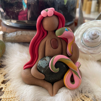 The mini Snake Goddess of Good Luck & Wisdom