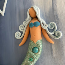 CLEARANCE From the Goddess’s Vault: Elemental Goddess of Water (Acrylic on canvas, w/Clay Goddess)