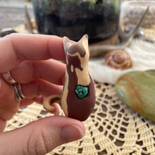 The Goddess’s Familiar: Southwest Turquoise Kitty