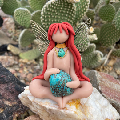 The Faerie of Good Fortune (Turquoise)