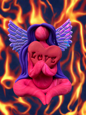 CLEARANCE The Love Faerie: I receive love in abundance from everyone I meet