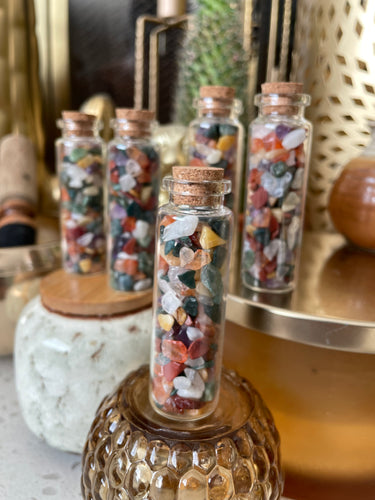 The Goddess’s Treasure: Mixed Crystal corked vial