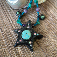 Celestial dreams turquoise star necklace