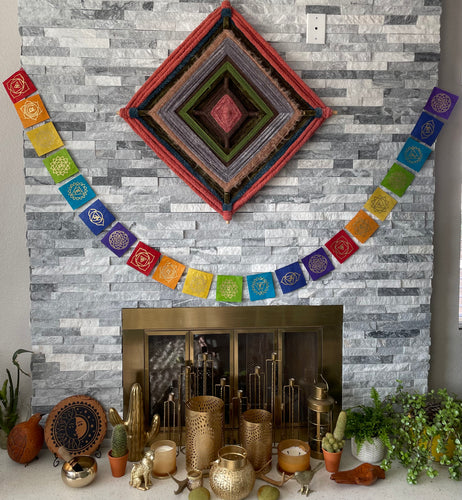 The Goddess’s Prayer flag: 7 CHAKRAS