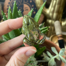 Goddess’s Familiar: Unakite Frog