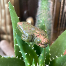 Goddess’s Familiar: Unakite Frog