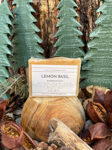 Vegan *Artisan Goddess* Soap: Lemon Basil