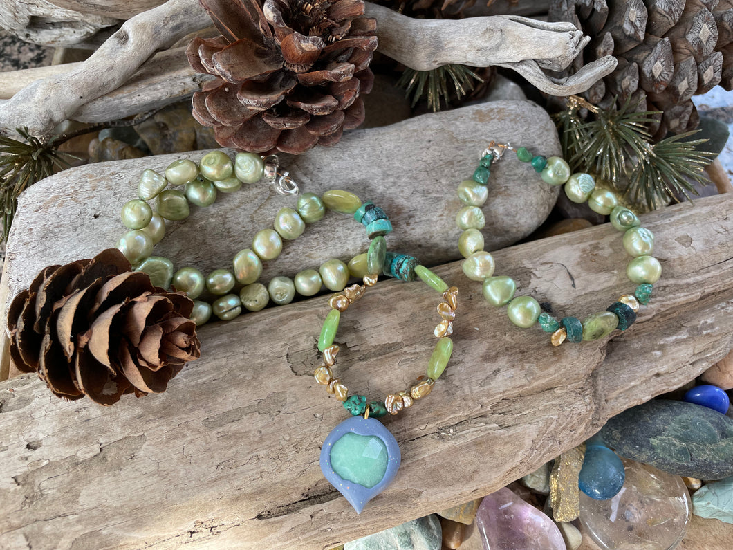 Forest Fairy Necklace & Bracelet set