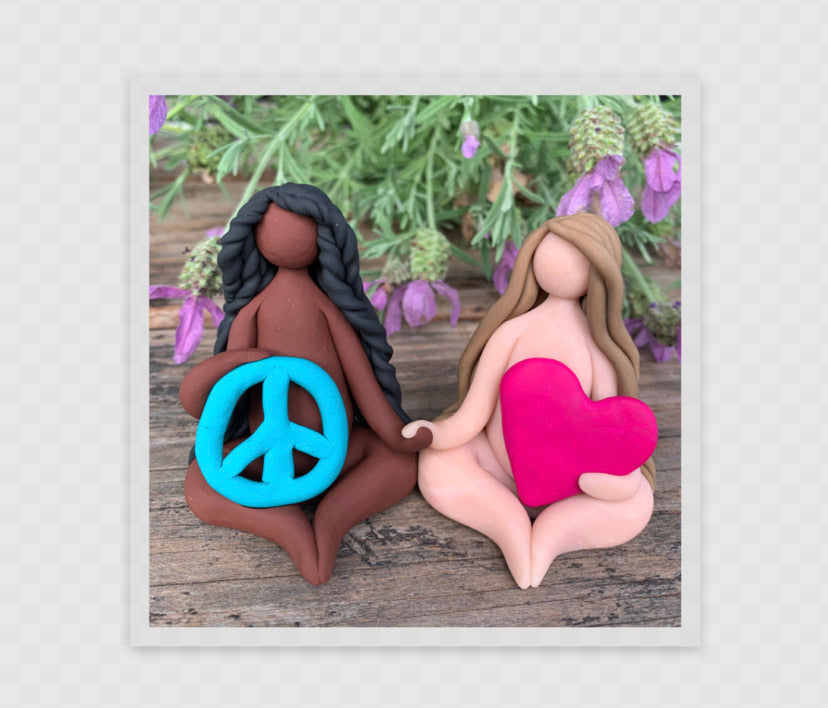 The Goddesses of unconditional love and friendship (Sticker)