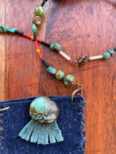 Turquoise Medicine Bag Necklace