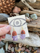 Amethyst Peace Earrings