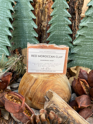 Vegan *Artisan Goddess* Soap: Red Moroccan Clay